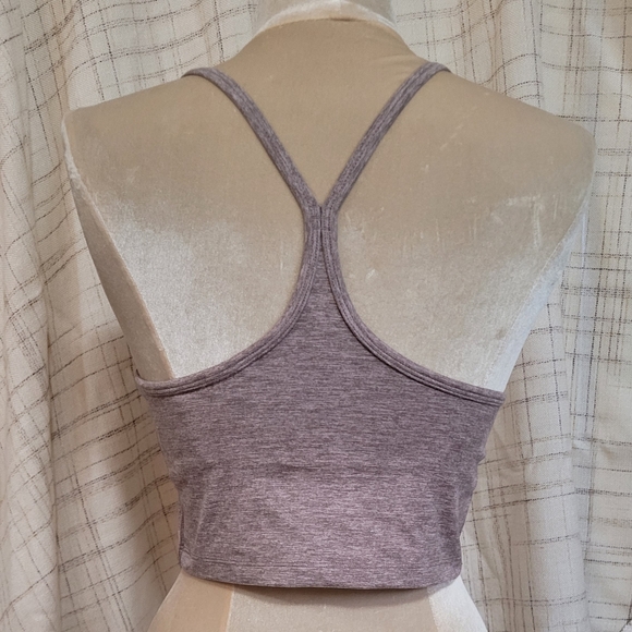 LOT OF 2 Aerie Sports Bra Size Medium Pink/Purple Racer Back - Picture 7 of 8